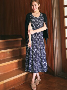 「KORMARCH（コマチ）のアイテム」を使った、kormarchさん（レディース・167cm）の夏コーディネート