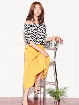 「KORMARCH（コマチ）のアイテム」を使った、kormarchさん（レディース・167cm）の夏コーディネート