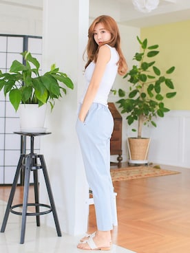 「KORMARCH（コマチ）のアイテム」を使った、kormarchさん（レディース・167cm）の夏コーディネート