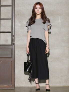 「black」｜kormarchさん（レディース・167cm）の夏コーディネート