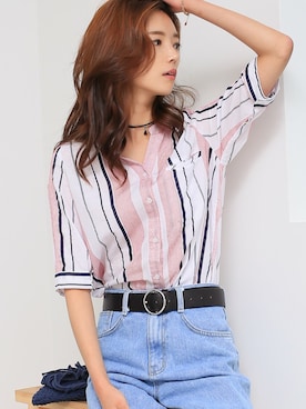 「KORMARCH（コマチ）のアイテム」を使った、kormarchさん（レディース・167cm）の夏コーディネート