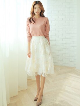 「おでかけ」｜「アイテム（パンプス）」を使った、kormarchさん（レディース・167cm）の秋コーディネート