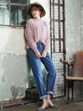 「KORMARCH（コマチ）のアイテム」を使った、kormarchさん（レディース・167cm）の秋コーディネート