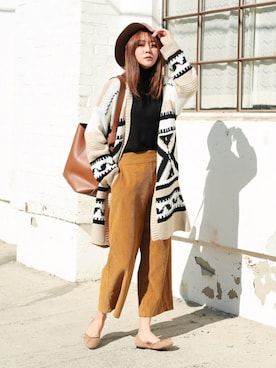 「アイテム（カバーオール）」を使った、kormarchさん（レディース・167cm）の秋コーディネート