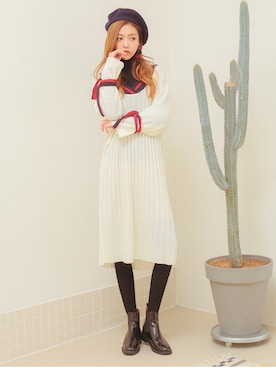 「KORMARCH（コマチ）のアイテム」を使った、kormarchさん（レディース・167cm）の秋コーディネート