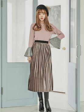 「アイテム（スウェット、その他）」を使った、kormarchさん（レディース・167cm）の冬コーディネート