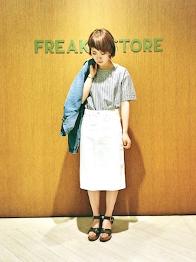 sakai moenoさん（レディース・155cm）の春コーディネート