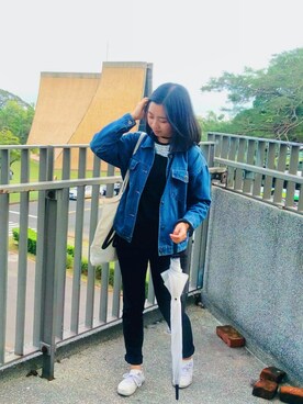 「HYPE（ハイプ）のアイテム（バッグ）」を使った、洪子婷さん（レディース・155cm）の冬コーディネート