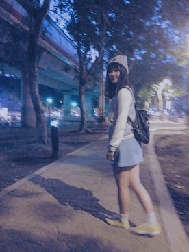 「SUPERGA（スペルガ）のアイテム（その他）」を使った、小貓喔さん（レディース・165cm）の冬コーディネート