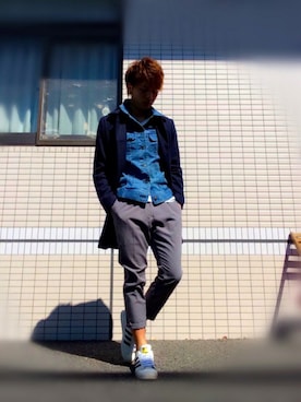 「chaopanic」｜「アイテム（ジャケット/アウター）」を使った、kakeruさん（メンズ・173cm）の春コーディネート