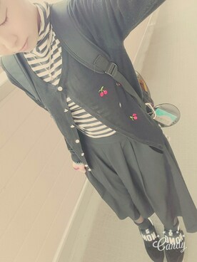 「SWIMMER（SWIMMER）のアイテム（トップス）」を使った、青空✡さん（レディース・151cm）の春コーディネート