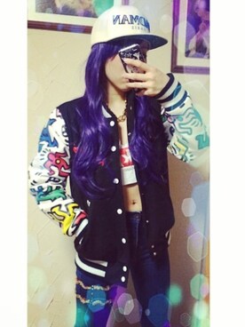 「moussy」｜「アイテム（スタジャン）」を使った、なーにょさん（レディース・152cm）の夏コーディネート