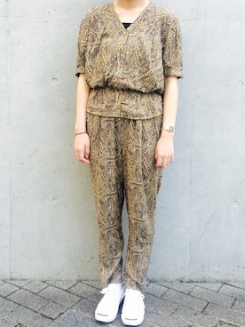 「CABANE de ZUCCa（カバンドズッカ）のアイテム（アクセサリー）」を使った、misakiさん（レディース・156cm）の春コーディネート