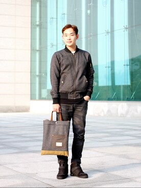 「JOYRICH」｜「アイテム（その他アウター）」を使った、Oddballさん（メンズ・174cm）の秋コーディネート
