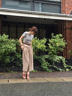 AYAKA NAGASUEさん（レディース・154cm）の夏コーディネート