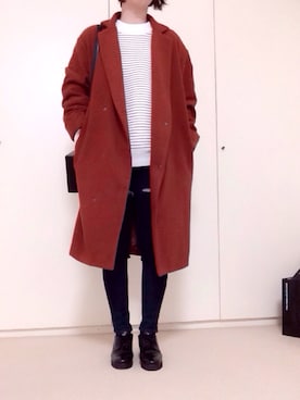 「EMODA（エモダ）のアイテム（カバーオール）」を使った、_MaNa_さん（レディース・161cm）の冬コーディネート