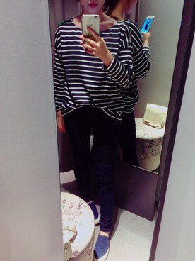 「8seconds（エイトセカンズ）のアイテム（シューズ）」を使った、Arielさん（レディース・163cm）の秋コーディネート