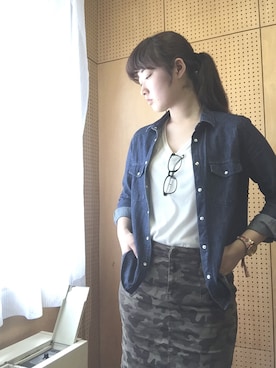 らーめんさん（レディース・166cm）の春コーディネート