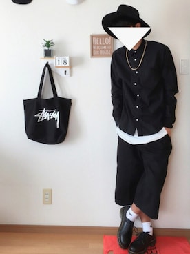 「WEGO（ウィゴー）のアイテム（帽子）」を使った、おさゆうさん（メンズ・168cm）の秋コーディネート