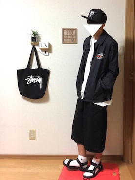 「no brand（ノーブランド）のアイテム」を使った、おさゆうさん（メンズ・168cm）の秋コーディネート