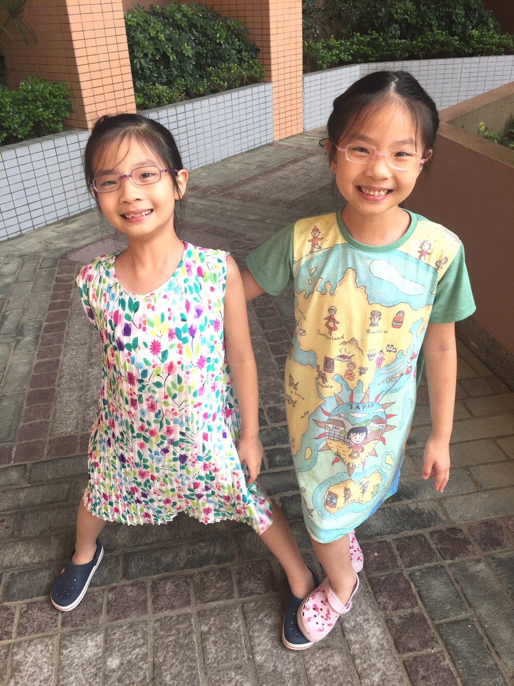 「ZARA KIDSのアイテム（ワンピース、その他）」を使った、KYさん（キッズ・140cm）の夏コーディネートの1枚目の写真