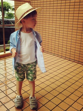 SⅡK†さん（キッズ・100cm）の夏コーディネート