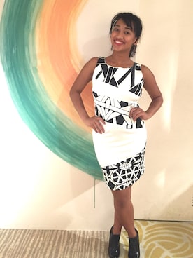 「Desigual（デシグアル）のアイテム（ワンピース/ドレス）」を使った、lunacoさん（レディース・163cm）の秋コーディネート