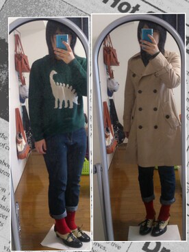 ふっちゃんさん（レディース・160cm）の冬コーディネート