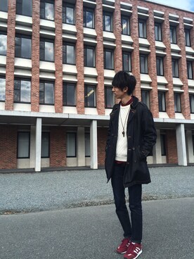 「TOMMY（トミー）のアイテム（デニムジャケット）」を使った、ねづさん（メンズ・176cm）の冬コーディネート