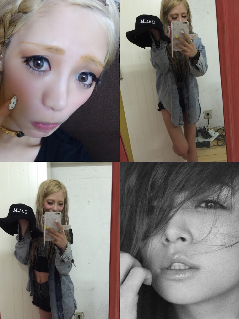 「外人になりたい、ギャルぢゃねーよ、タグが見当たらない、カラコン、ENVYM、加工はおれの見方、ムルーア(MURUA)、かっこいい、ヘソだし、おなぴー」｜「あゆやで？のアイテム（その他、ゴールド系）」を使った、いちさん（レディース・155cm）の夏コーディネートの1枚目の写真