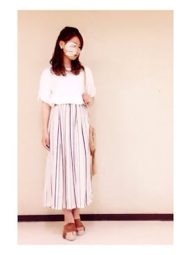 「スカーチョ」｜SHIHO.Fさん（レディース・163cm）の秋コーディネート