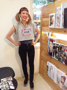 青柳美恵さんのコーディネート