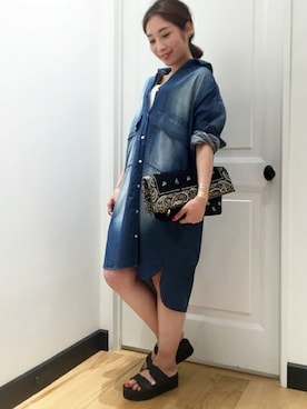 「アイテム（ボディ・ヘアケア）」を使った、MIYOさん（レディース・155cm）の夏コーディネート