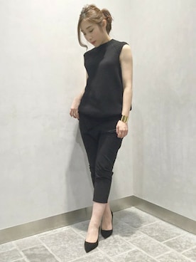 「アイテム（バングル/リストバンド）」を使った、MIYOさん（レディース・155cm）の春コーディネート