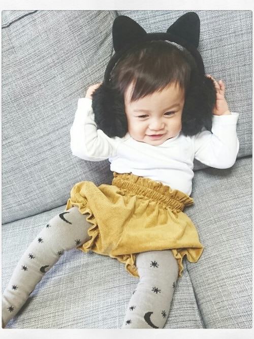 なる☺｜DAISOのイヤーマフを使ったコーディネート WEAR