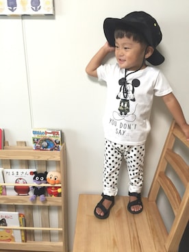 「スポサン」｜「アイテム（浴衣）」を使った、art0114さん（キッズ・90cm）の夏コーディネート