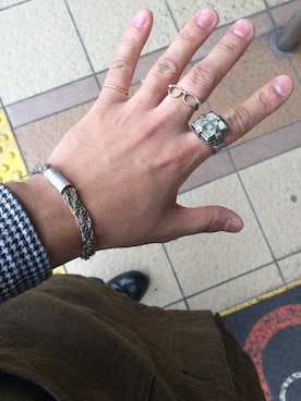 「GEM KINGDOM（ジェムキングダム）のアイテム」を使った、MINOさん（メンズ・165cm）の春コーディネート