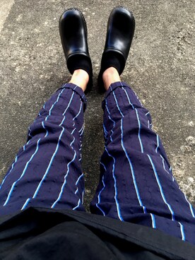 「BASISBROEK（バシスブルック）のアイテム（Tシャツ/カットソー）」を使った、MINOさん（メンズ・165cm）の秋コーディネート