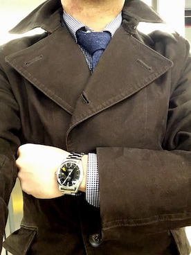 「JOURNAL STANDARD（ジャーナルスタンダード）のアイテム（その他アウター）」を使った、MINOさん（メンズ・165cm）の秋コーディネート