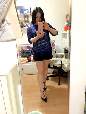 「G2000 （ジートゥサウザンド）のアイテム（パンツ）」を使った、onerabbitさん（レディース・165cm）の春コーディネート