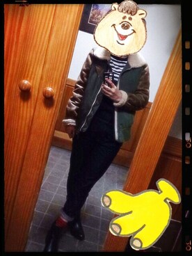 piさん（レディース・160cm）の冬コーディネート