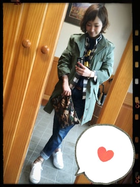 「CONVERSE（コンバース）のCONVERSE コンバース ジャック パーセル / JACK PURCEL（スニーカー）」を使った、piさん（レディース・160cm）の春コーディネート