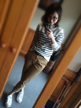 「CONVERSE（コンバース）のCONVERSE コンバース ジャック パーセル / JACK PURCEL（スニーカー）」を使った、piさん（レディース・160cm）の秋コーディネート