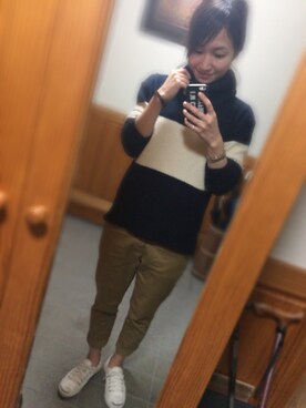 「CONVERSE（コンバース）のCONVERSE コンバース ジャック パーセル / JACK PURCEL（スニーカー）」を使った、piさん（レディース・160cm）の秋コーディネート