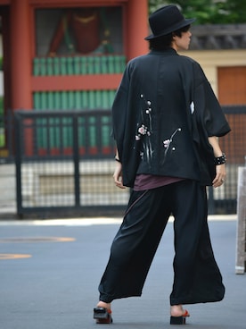 「Martin Margiela」｜「アイテム（その他シューズ）」を使った、kentaroさん（メンズ・176cm）の夏コーディネート