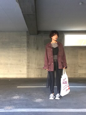 「Y.A.Acc（ワイエーアク）のアイテム」を使った、Y.A.Accさん（レディース・155cm）の秋コーディネート