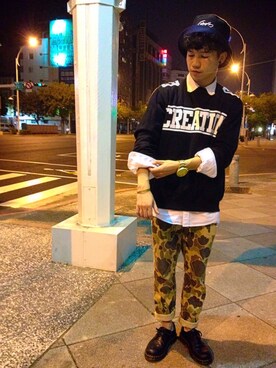 「CRITIC（クリティック）のアイテム」を使った、Locking Ah-mengさん（メンズ・170cm）の秋コーディネート