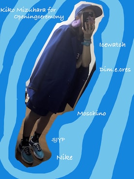 「OPENING CEREMONY（オープニングセレモニー）のアイテム（ピアス（両耳用））」を使った、ㅇㄹㅋさん（レディース・158cm）の夏コーディネート