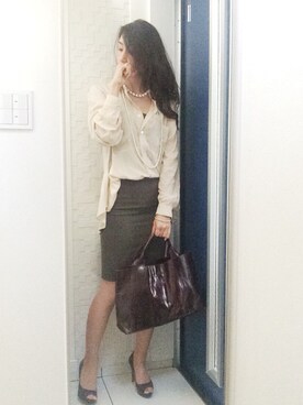 「Visalia（ビサリア）のアイテム」を使った、Erikoさん（レディース・165cm）の秋コーディネート