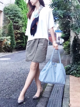 「H&M（エイチ・アンド・エム）のアイテム（バングル/リストバンド）」を使った、Erikoさん（レディース・165cm）の秋コーディネート